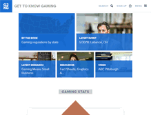 Tablet Screenshot of gettoknowgaming.org